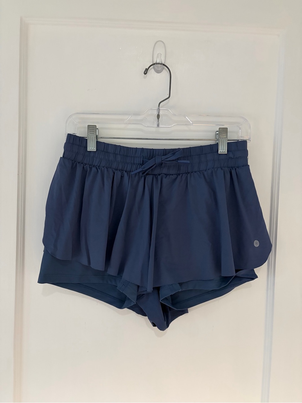 Women’s Small Harmony Balance Blue Athletic Flowy Shorts